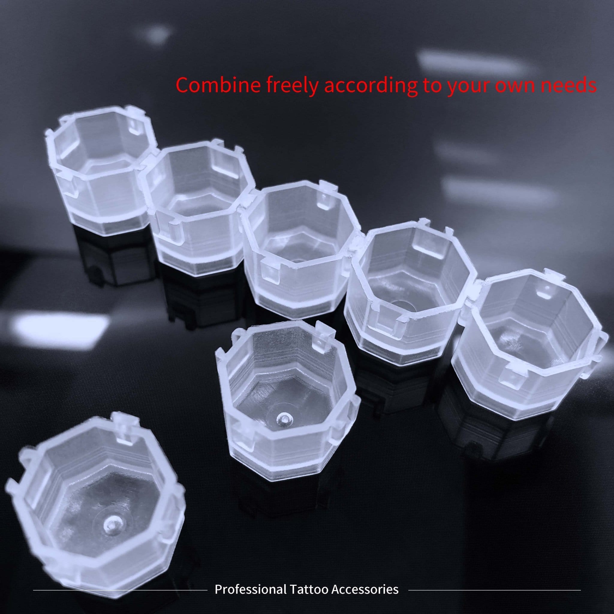 Tattoo ink cups studio accessories 200 PCS Tattoo ink cups studio accessories 200 PCS - BRONC TATTOO SUPPLY