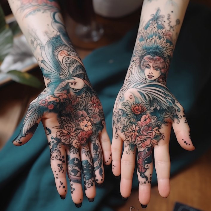 Palm Tattoos: Tips, Common Concerns, and Design Ideas - BRONC TATTOO SUPPLY