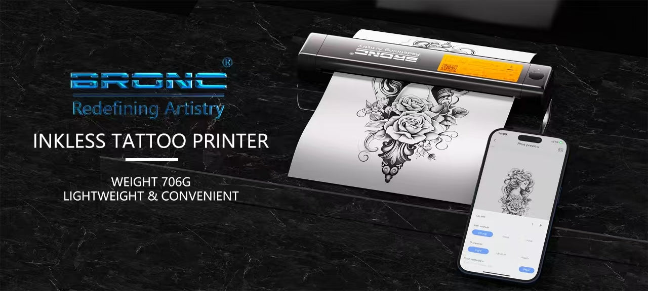 inkless tattoo printer