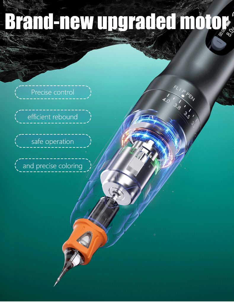 New bronc aura wireless tattoo pen