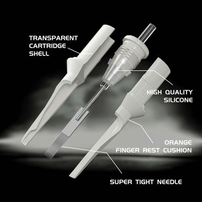 Bigwasp White Cartridge Needles-Round Shader
