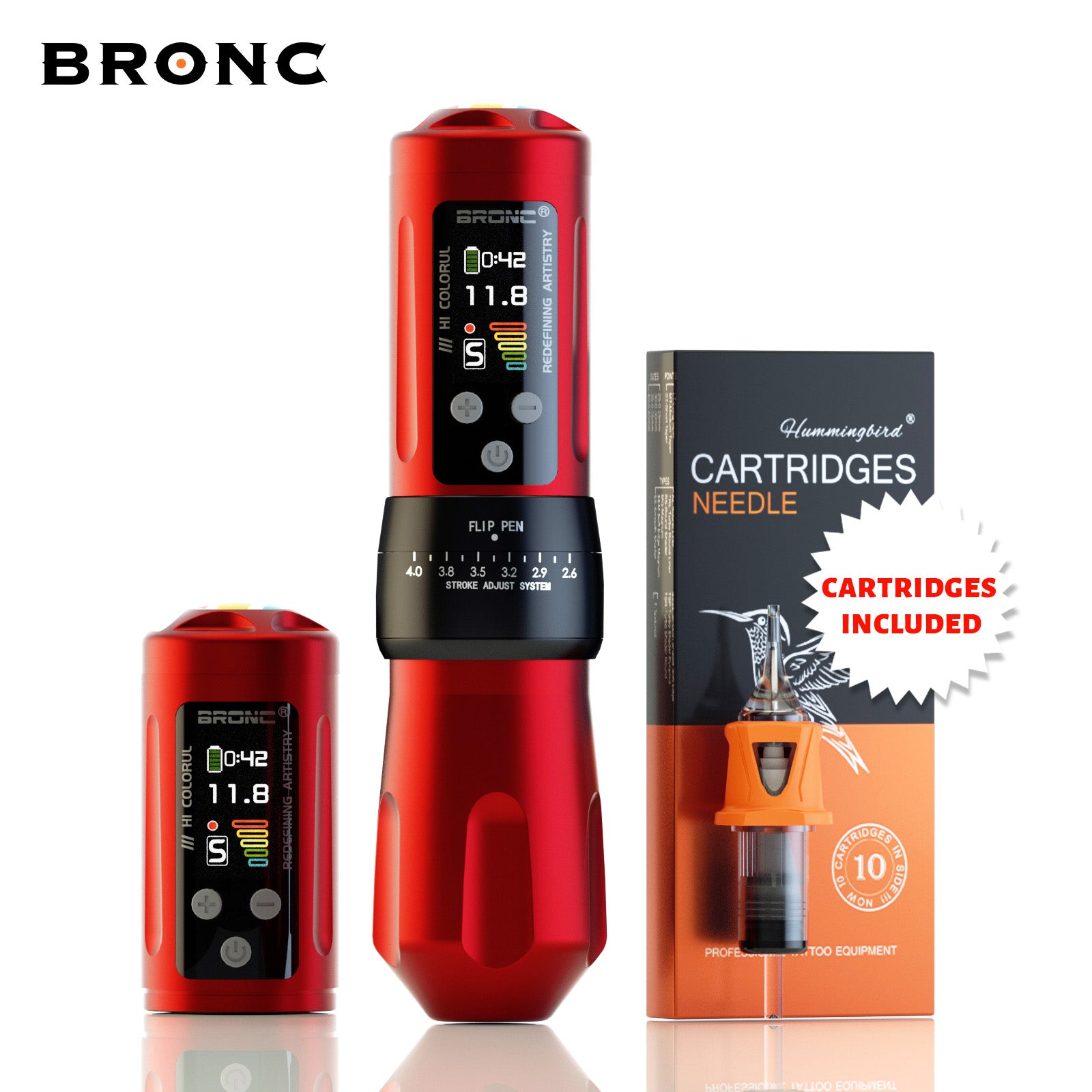 アートメイク　マシーン　bronc BRONC Tattoo Machines – Wireless Tattoo Pens & Professional