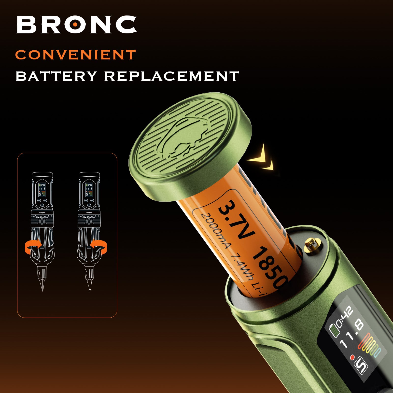 bronc tattoo machine