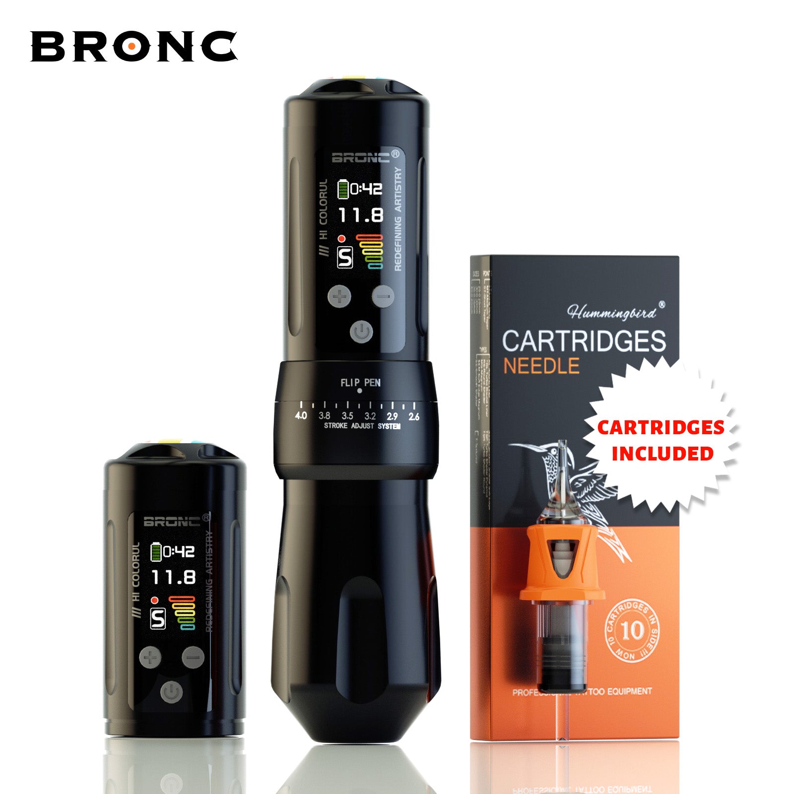 アートメイク　マシーン　bronc BRONC Tattoo Machines – Wireless Tattoo Pens & Professional
