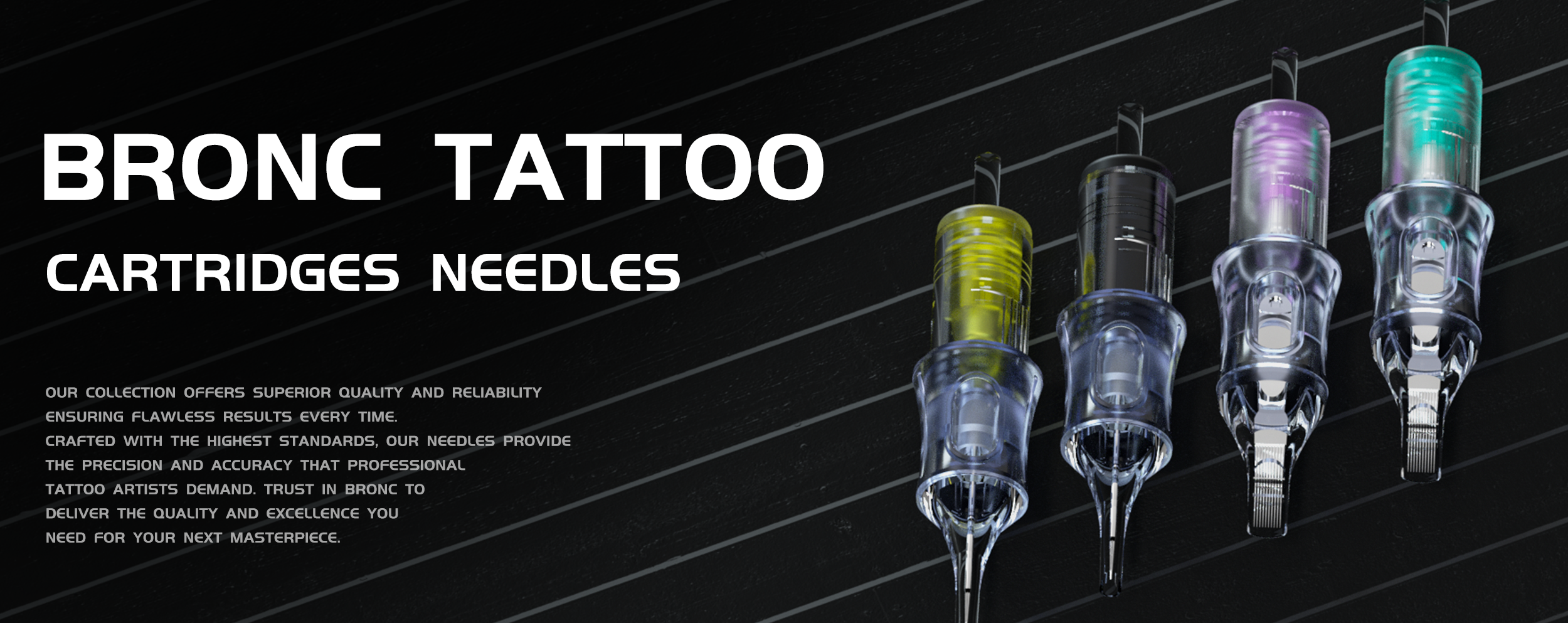 bronc cartridges for professional tattoo