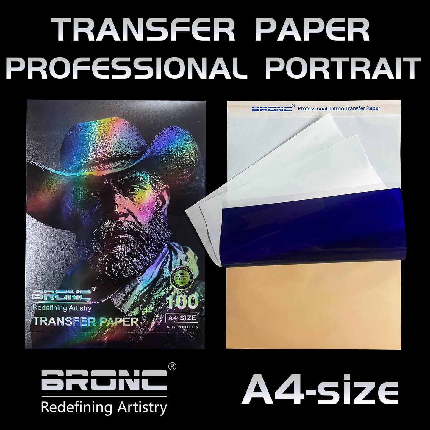 Bronc 4 layered Stencil Paper