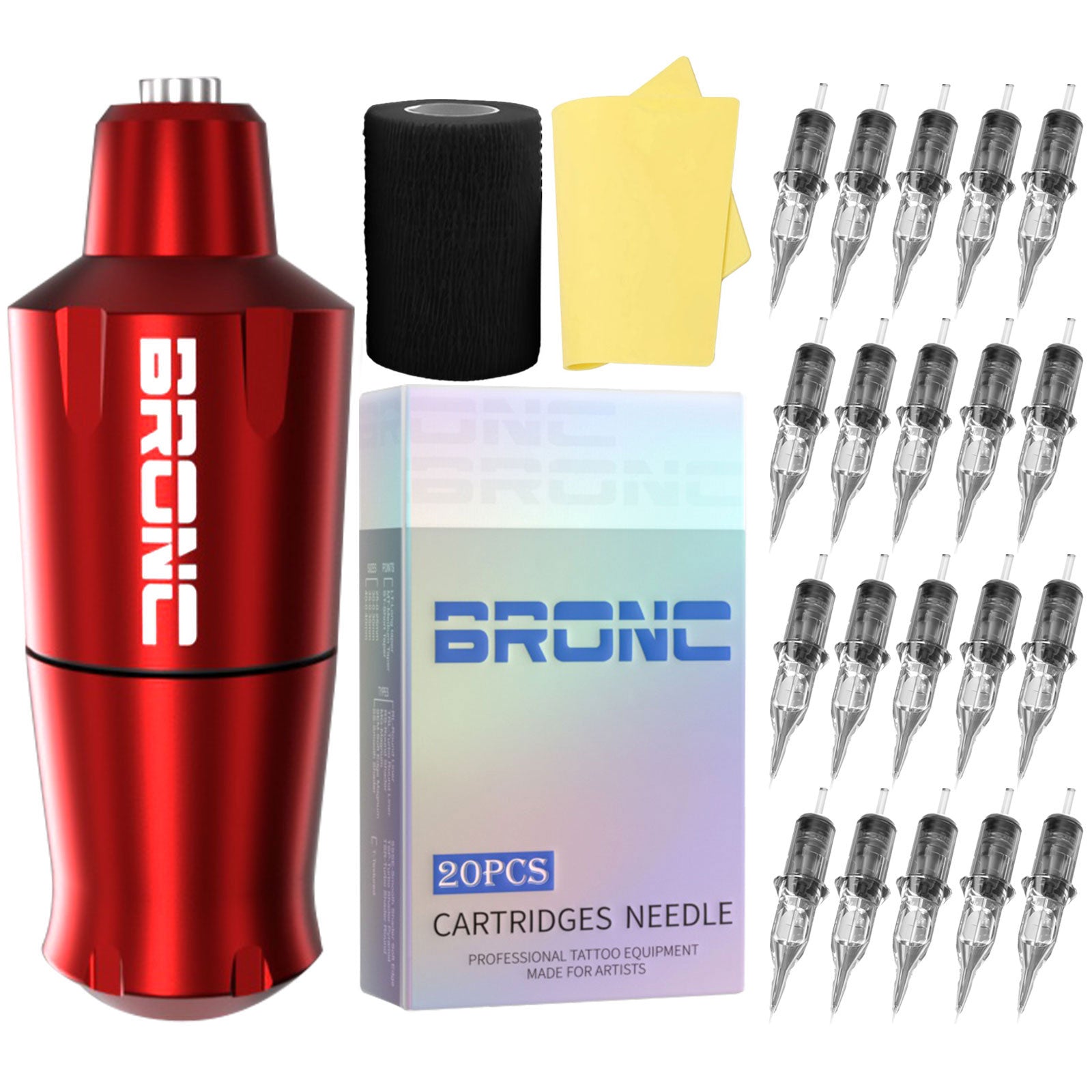 short tattoo machine for professionals by bronc tattoo supply.