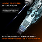 Bronc tattoo cartridges - Magnums, Round Shaders and Round liners