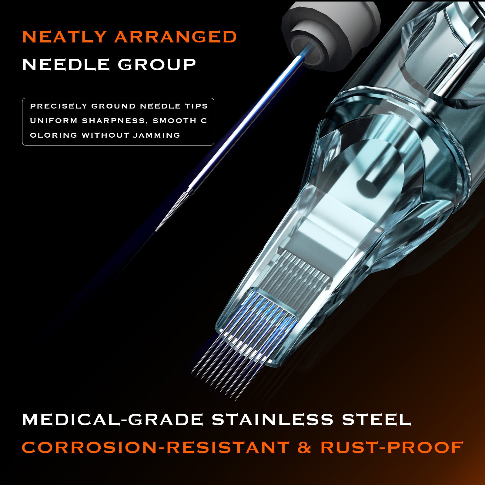 Bronc tattoo cartridges - Magnums, Round Shaders and Round liners