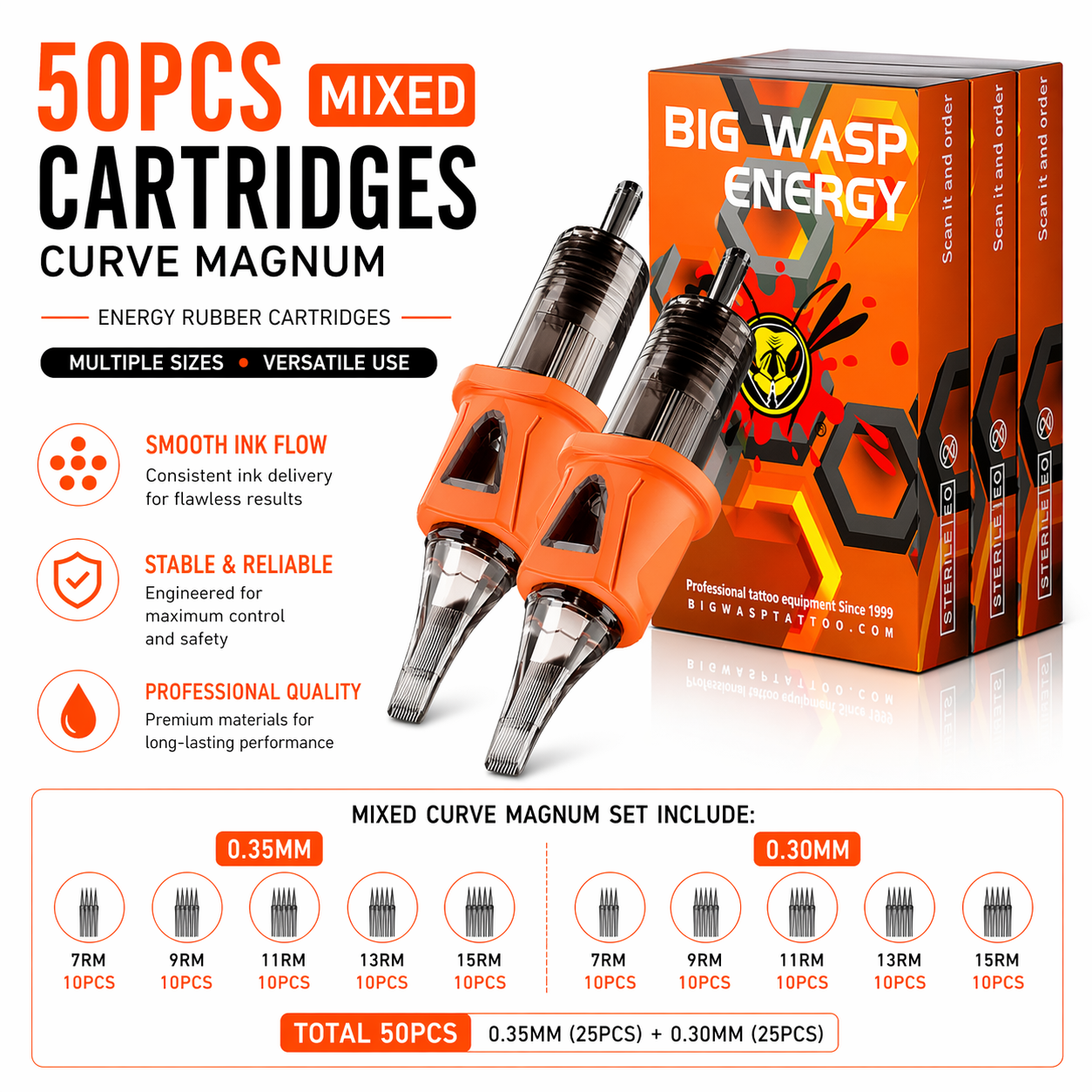 bronc tatto cartridge
