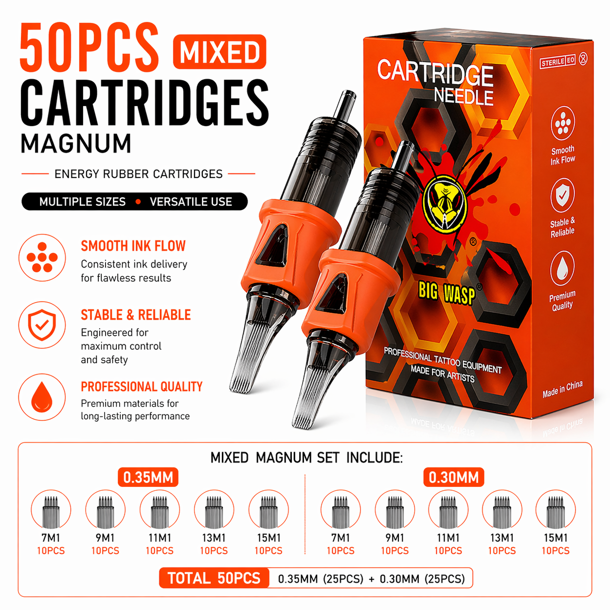 bronc tatto cartridge