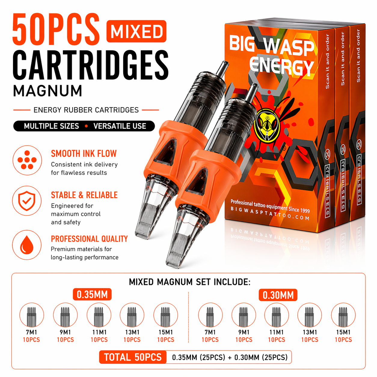 bronc tatto cartridge