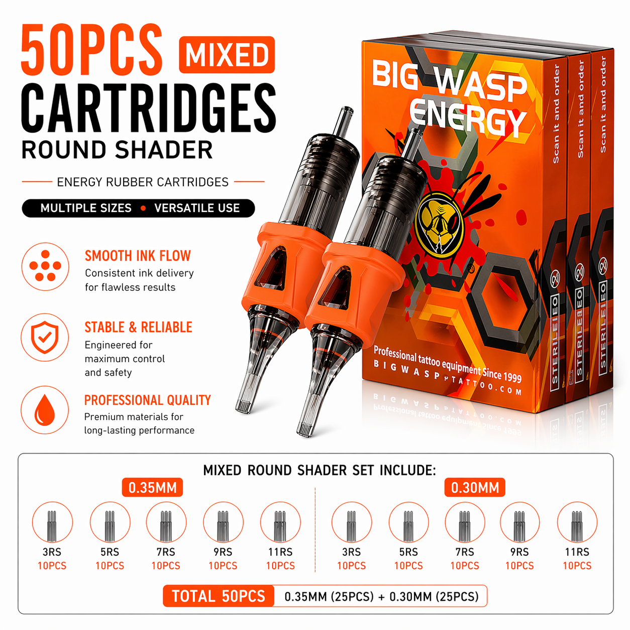 bronc tatto cartridge