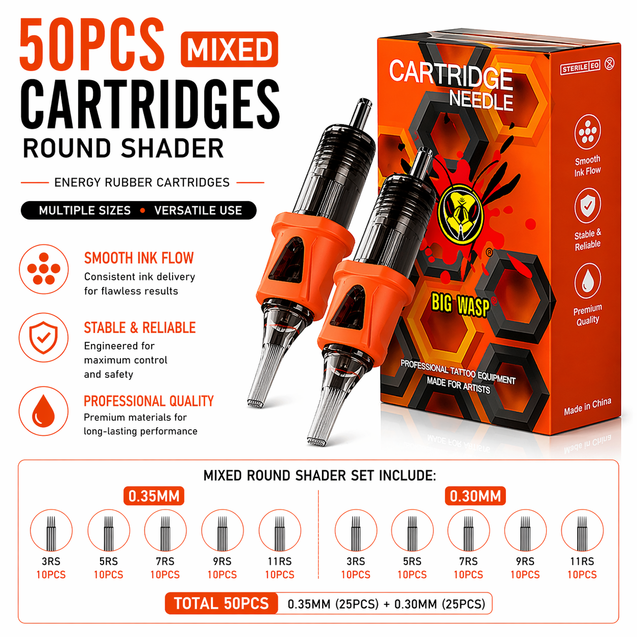 bronc tatto cartridge