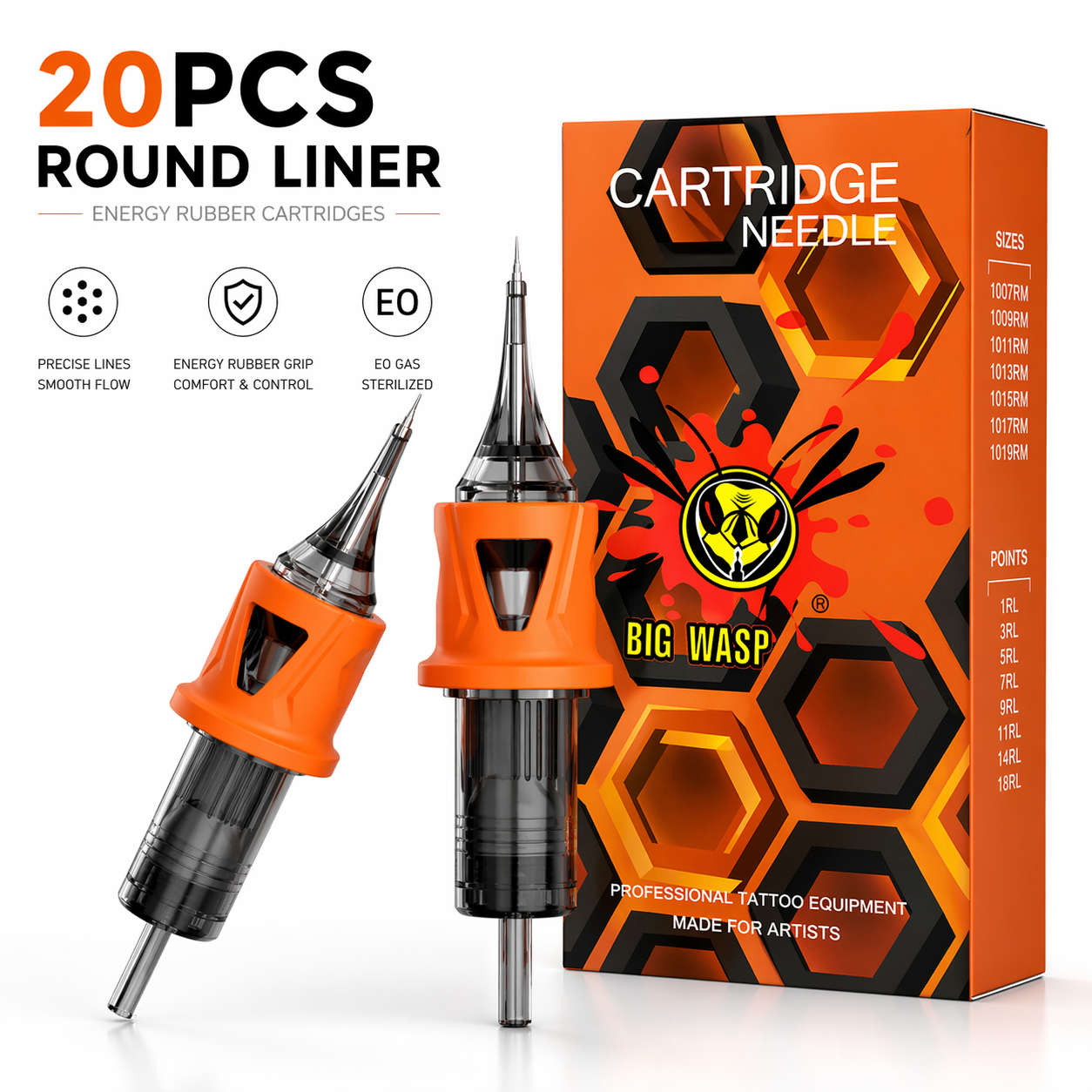 Bronc tattoo cartridges