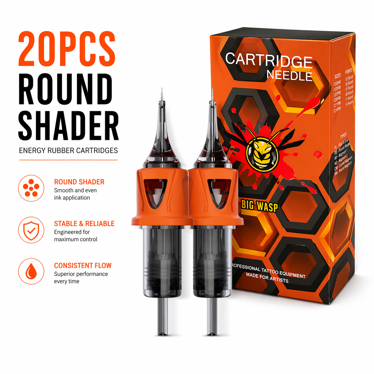Bronc tattoo cartridges