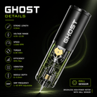 BRONC Tattoo Pen Machine GHOST SMP Wireless GHOST SMP Wireless Tattoo Pen for Scalp Micropigmentation and Detail Work
