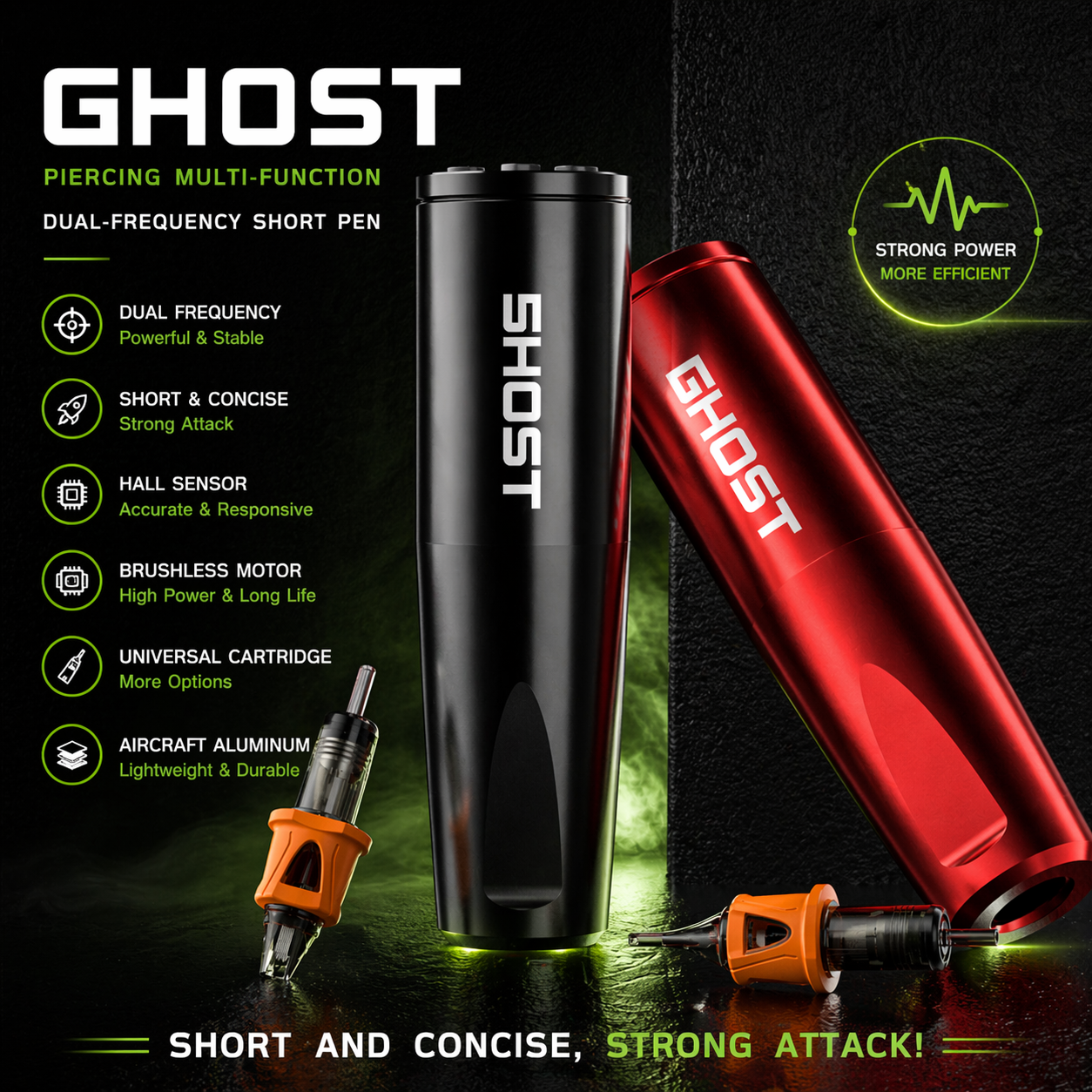 Bronc wireless tattoo pen
