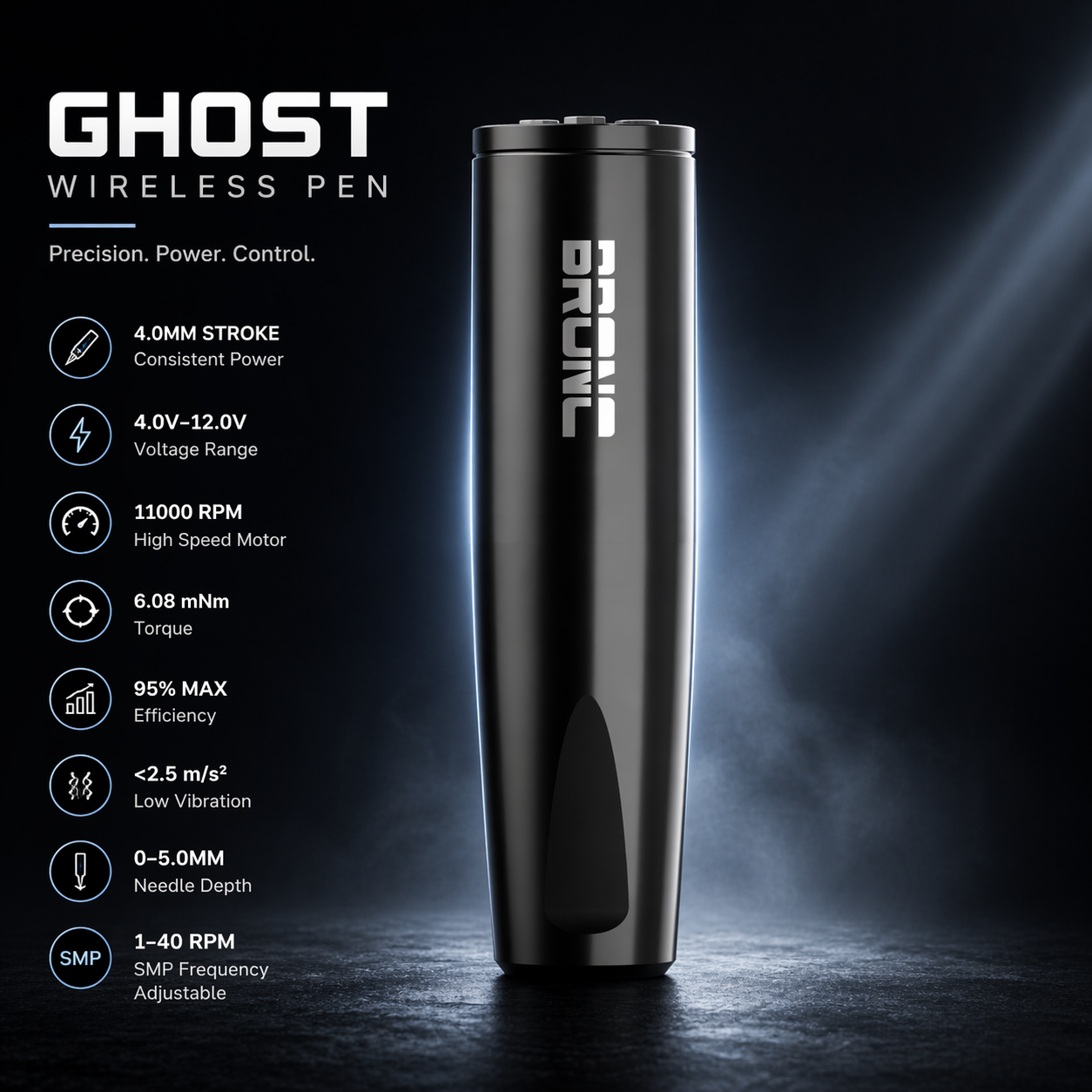 Bronc wireless tattoo pen