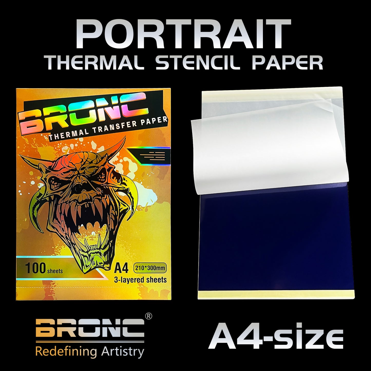 Bronc Thermal Stencil Paper