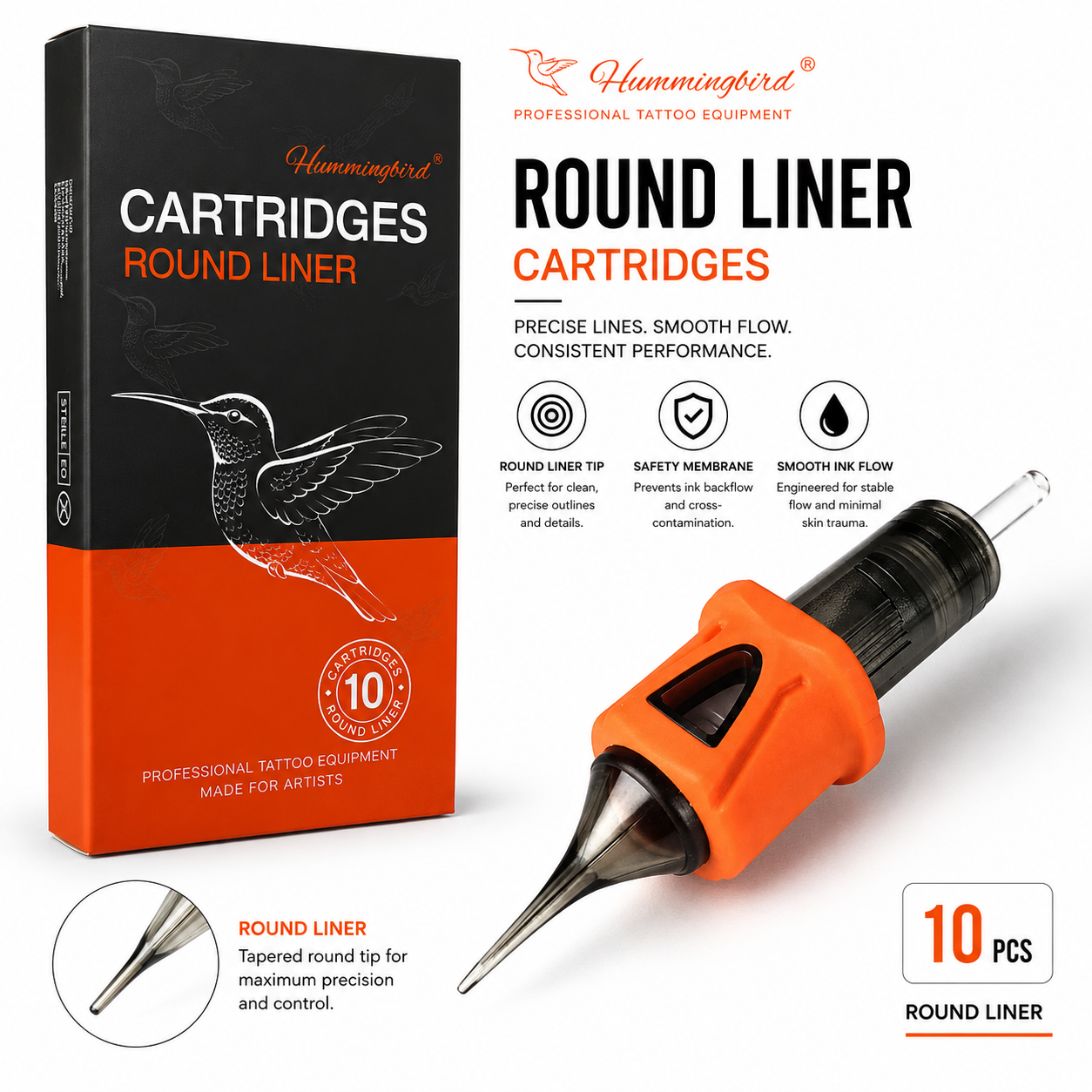 Hummingbird cartridge needle