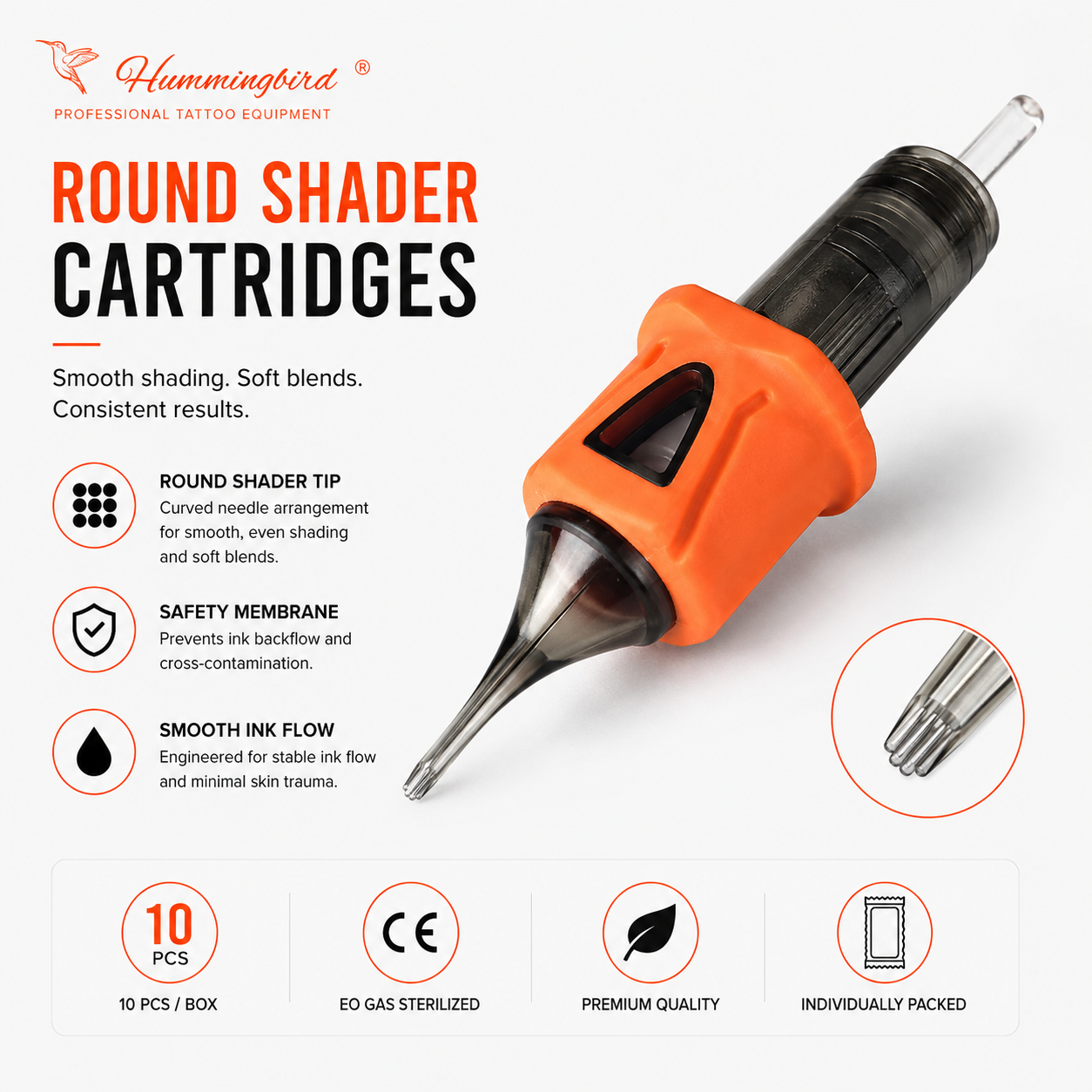 Hummingbird cartridge needle