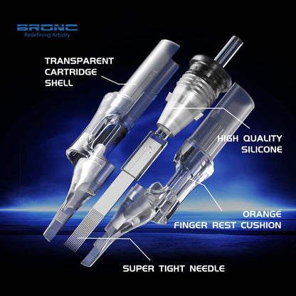 BRONC Needle Cartridges Round Liner