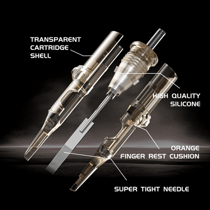 BIGWASP Cartridges Needle Brown-Round Liner