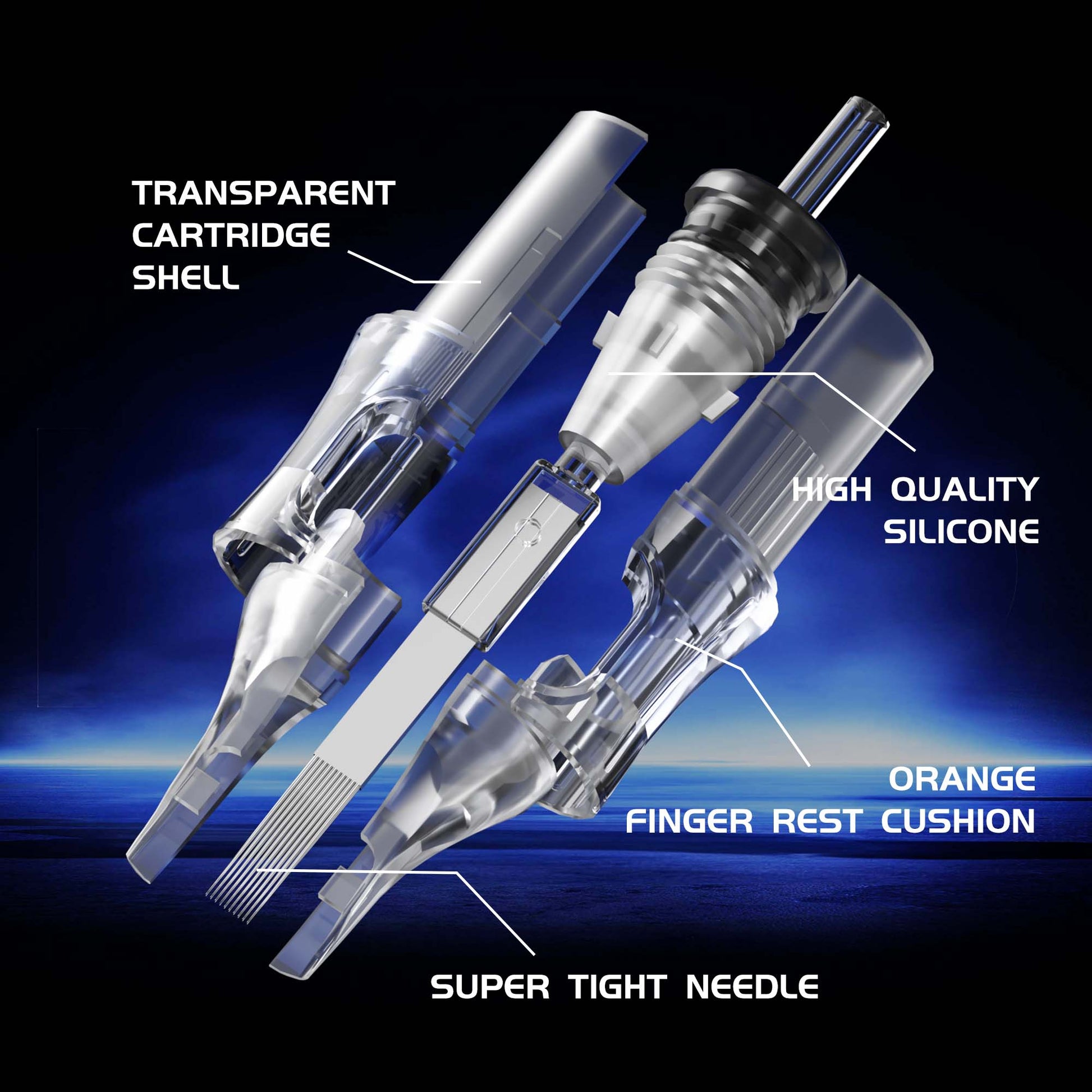 BRONC Tattoo Cartridge Needles RS Mix - RS mix cartridge needles by BRONC.