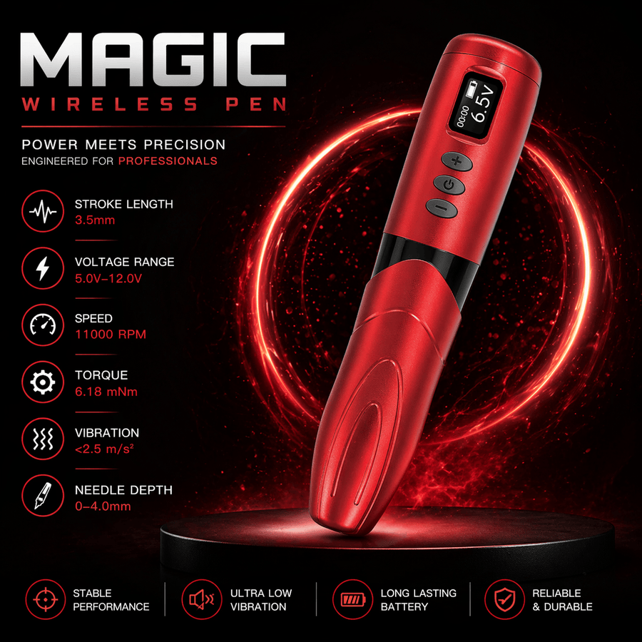 MAGIC Wireless Tattoo Pen Lightweight PMU Machine