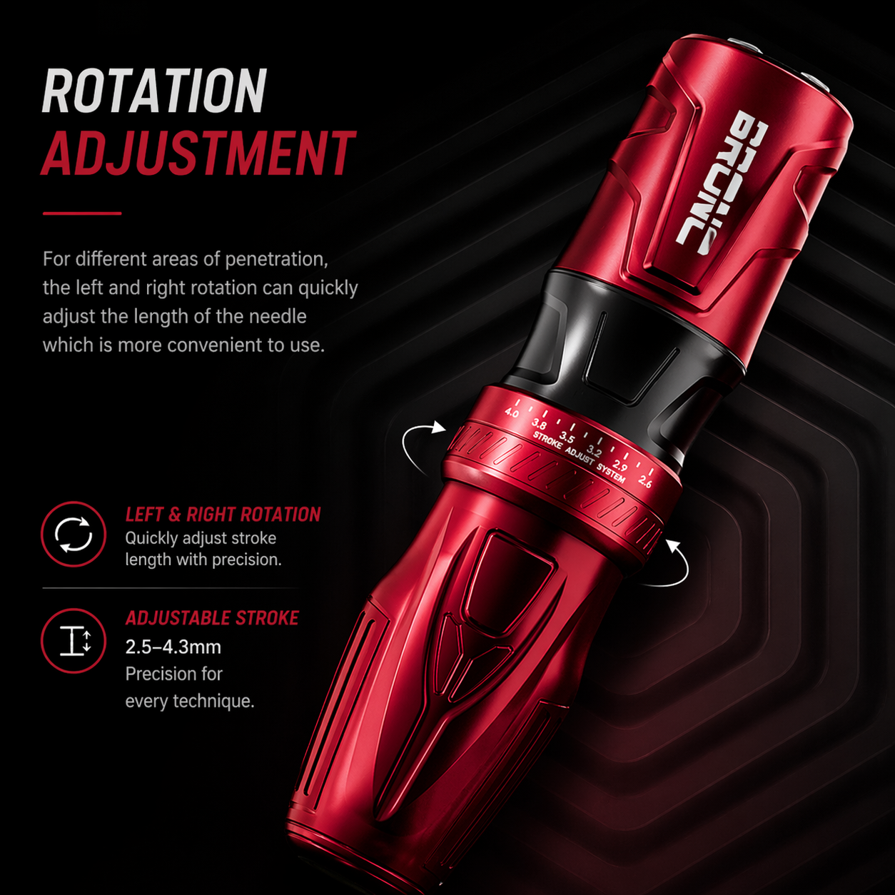 Bronc V1 wireless tattoo pen