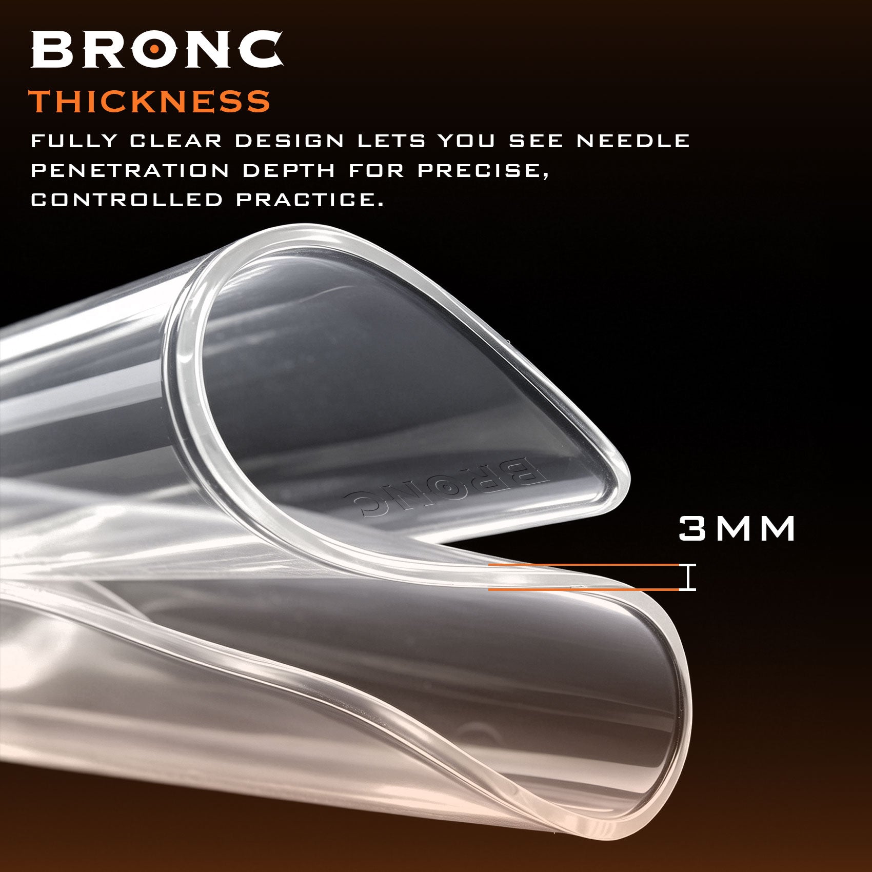 BRONC High-Transparency Tattoo Practice Skin