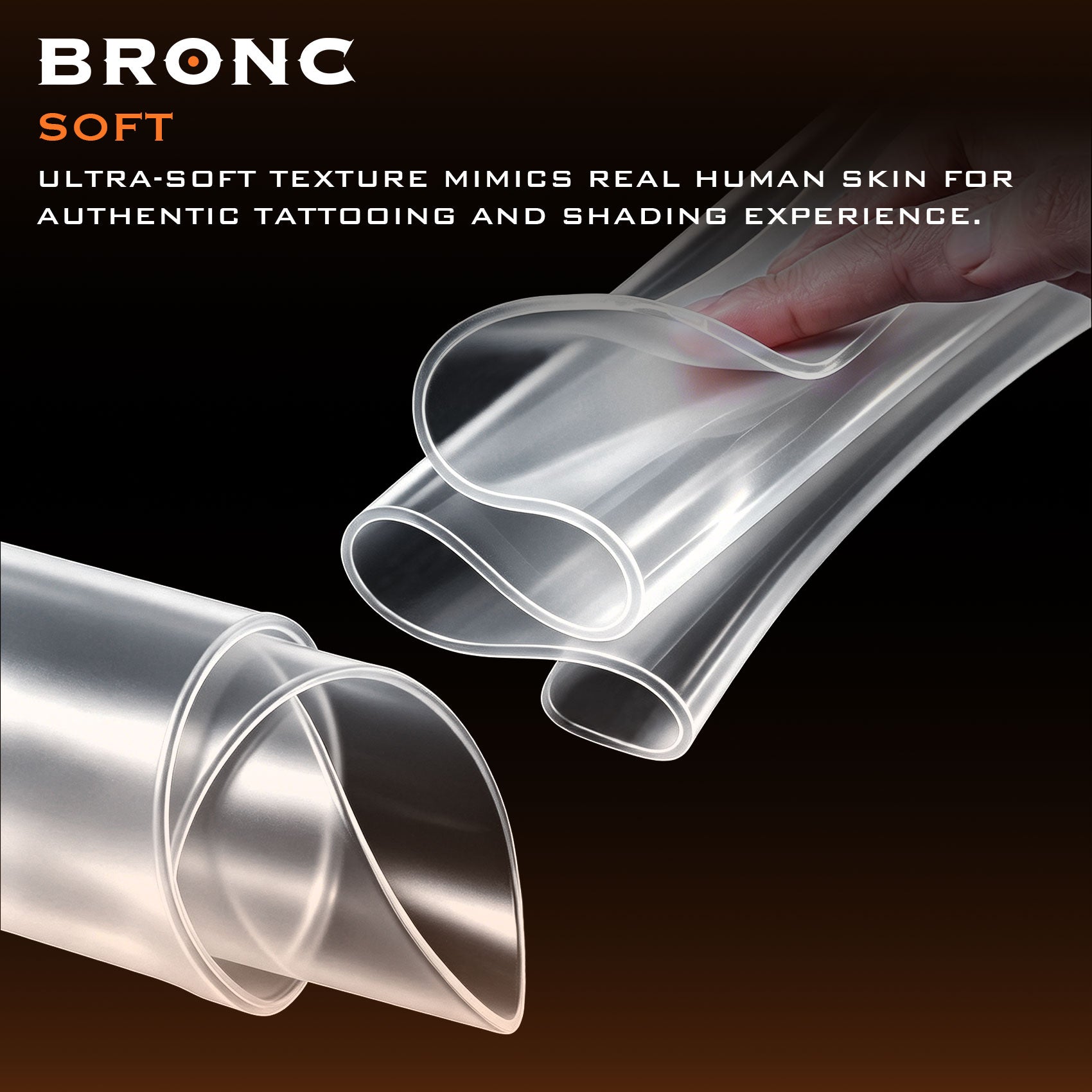 BRONC High-Transparency Tattoo Practice Skin