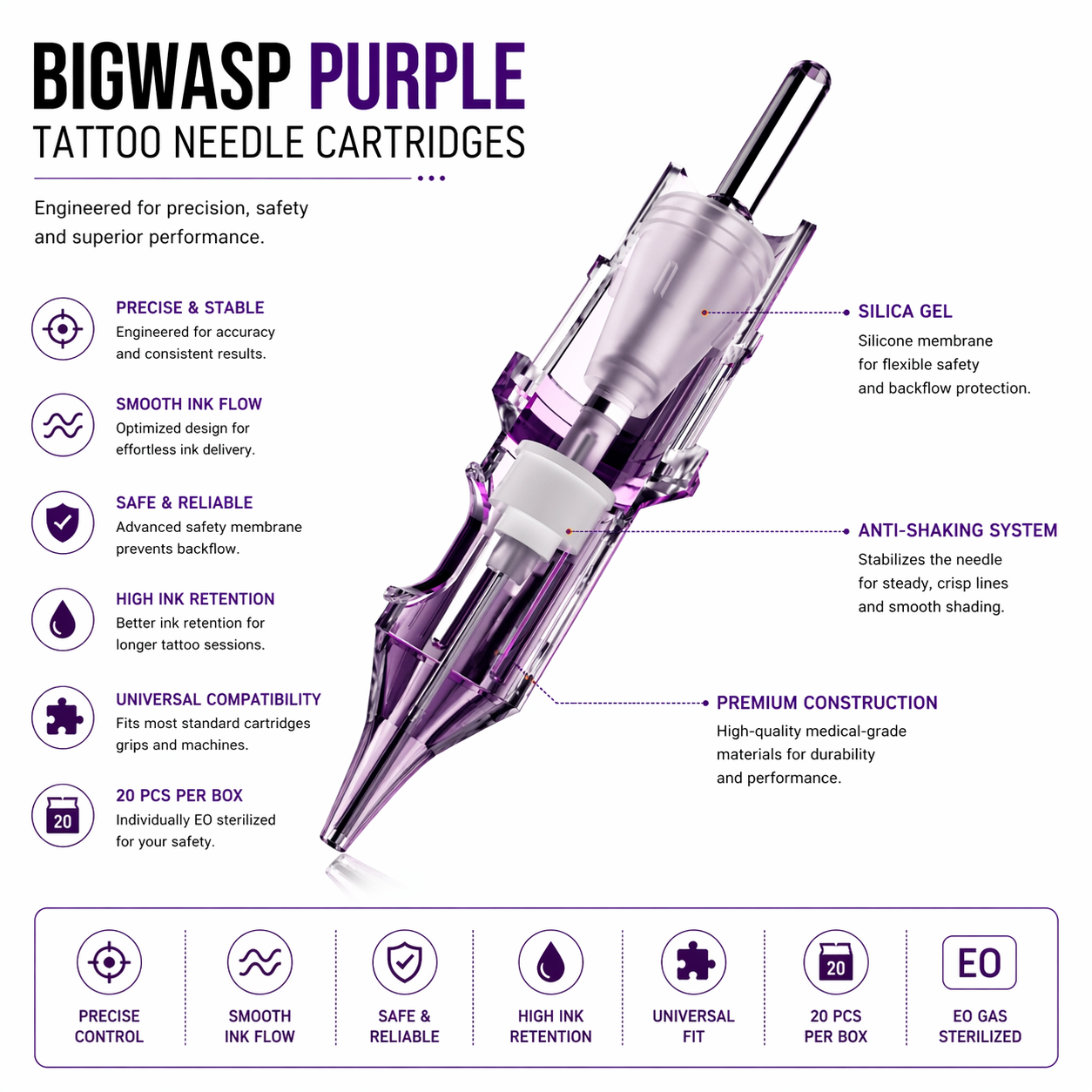 BIgwasp tattoo cartridge