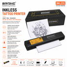 Bronc Inkless Tattoo Printer with packaging and features displayed