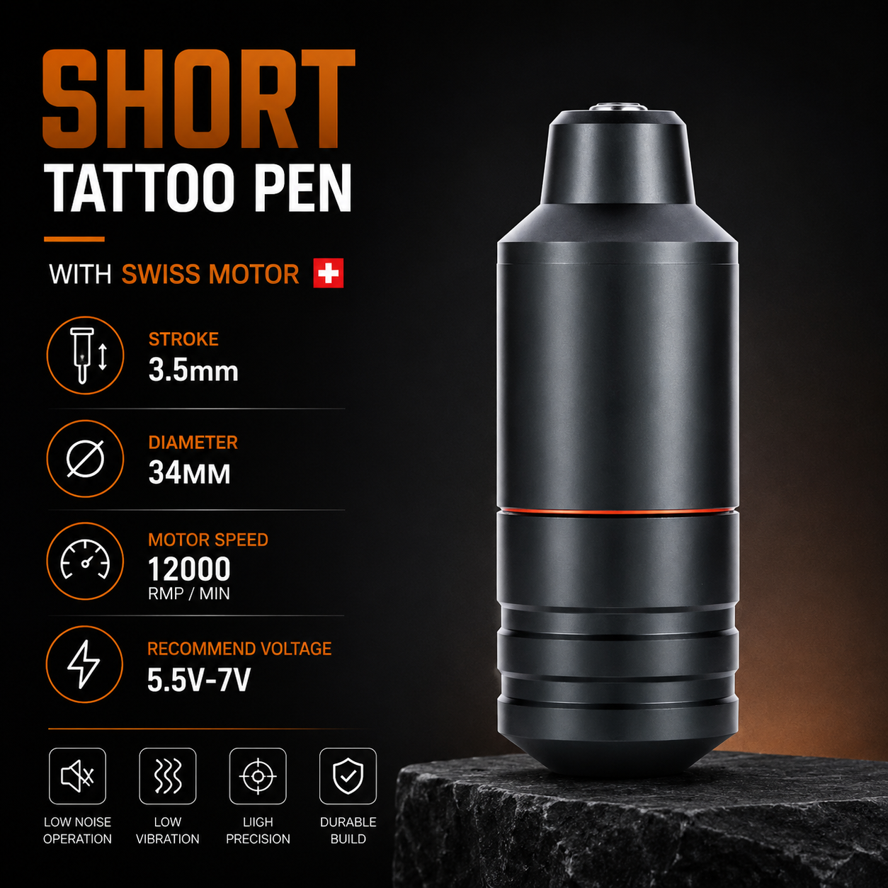 Bronc tattoo pen