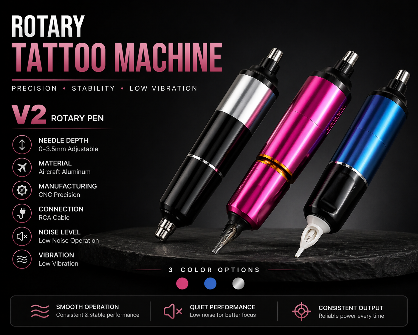 Professional starter tattoo kit by Bronc tattoo supply