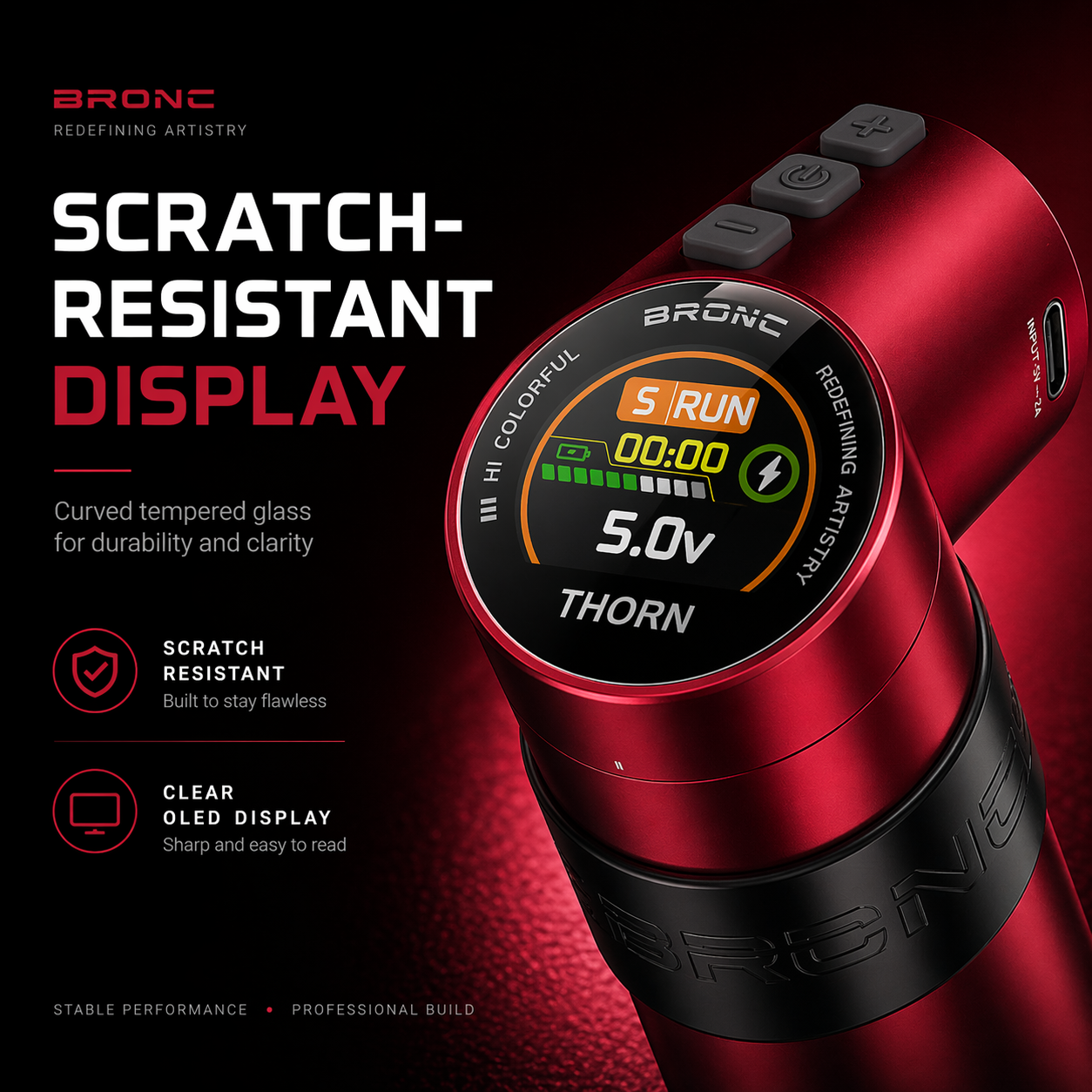 Bronc wireless tattoo machine