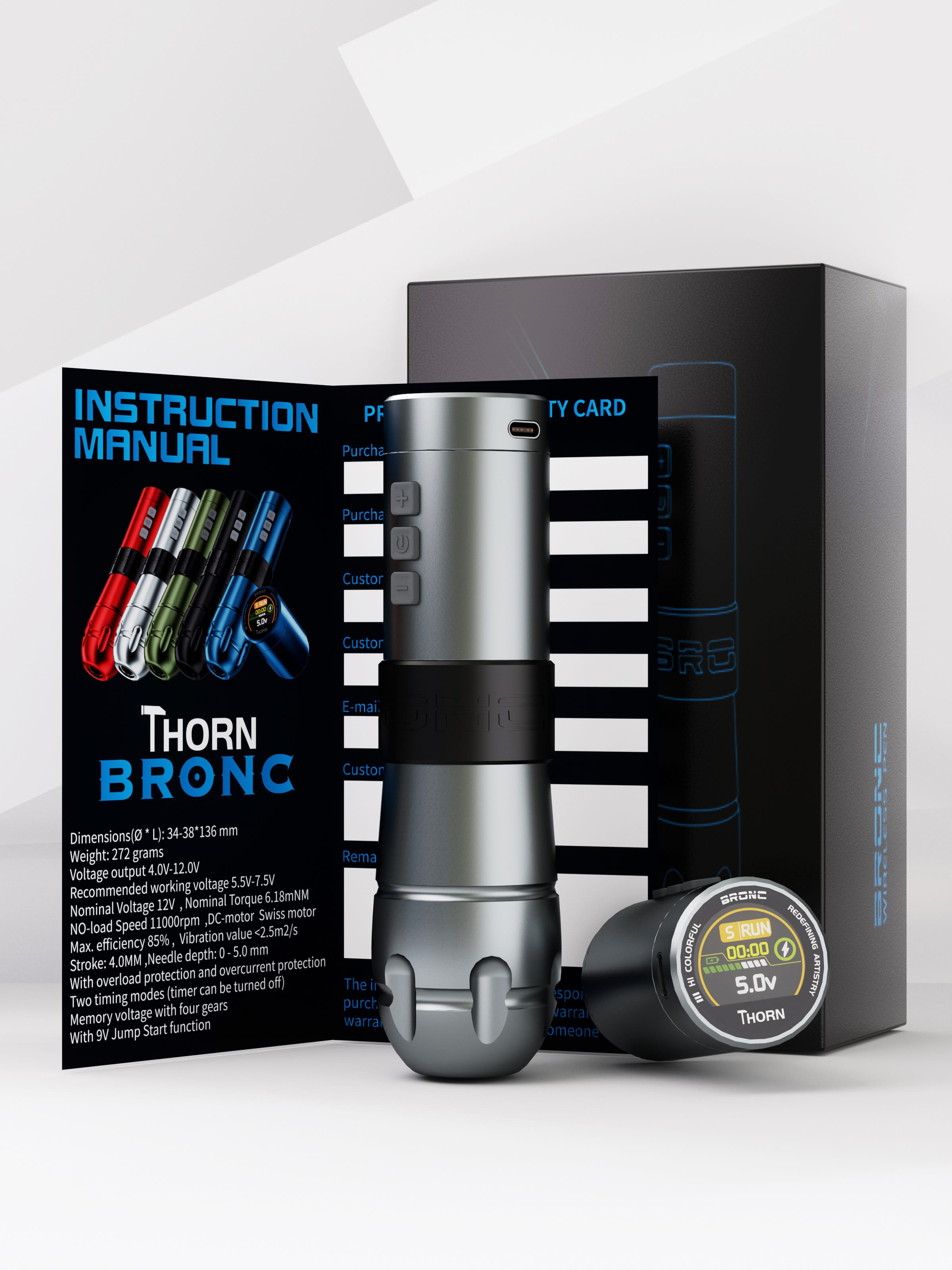 BRONC Thorn Wireless Pen - Deals BRONC Thorn Wireless Pen | 4.0mm Stroke, Starting at $249