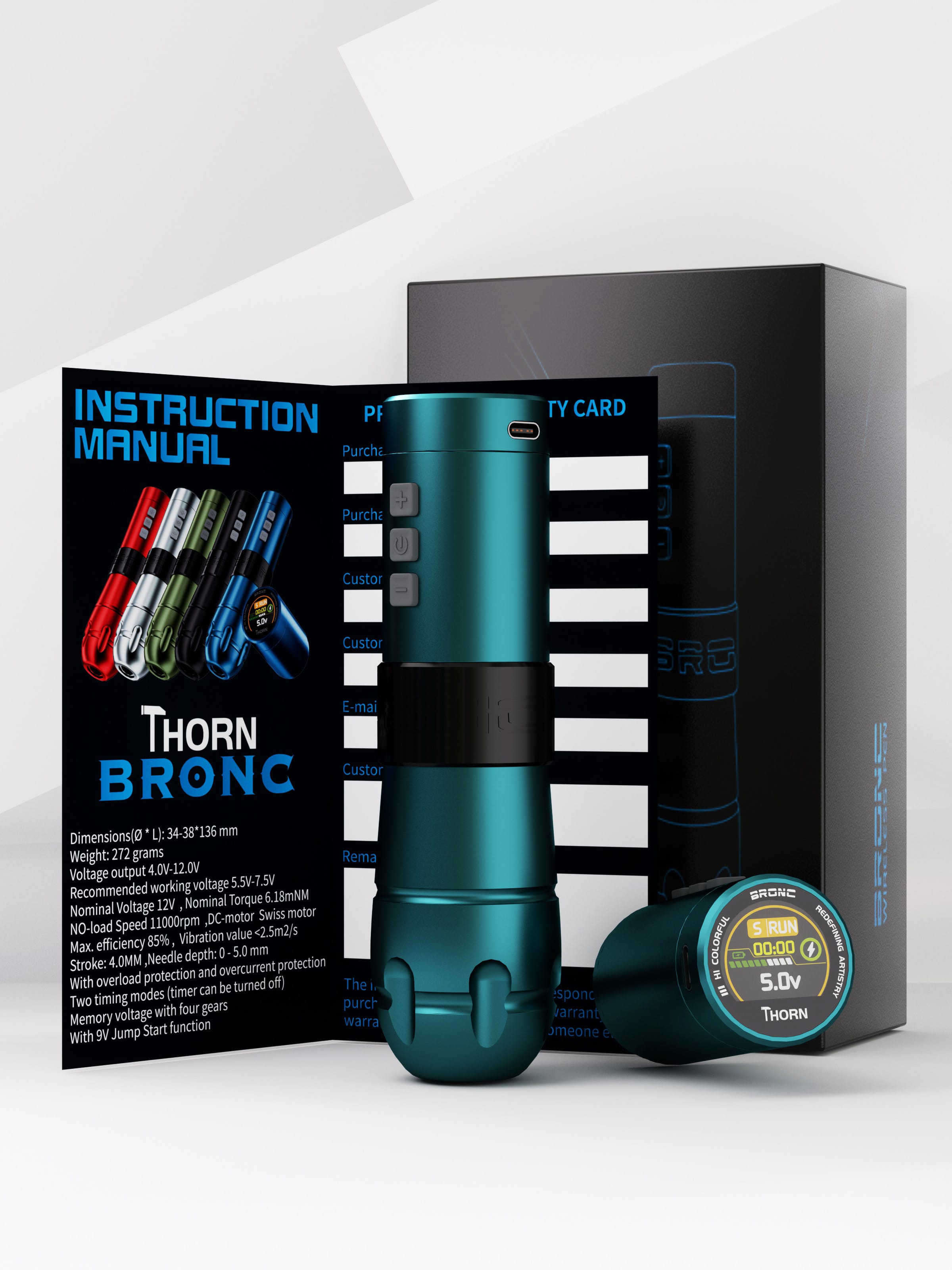 BRONC Thorn Wireless Pen - Deals BRONC Thorn Wireless Pen | 4.0mm Stroke, Starting at $249