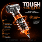 BRONC Tattoo Machine TOUGH Adjustable Wireless Pen TOUGH Wireless Tattoo Pen Adjustable Stroke Long Battery Professional Machine