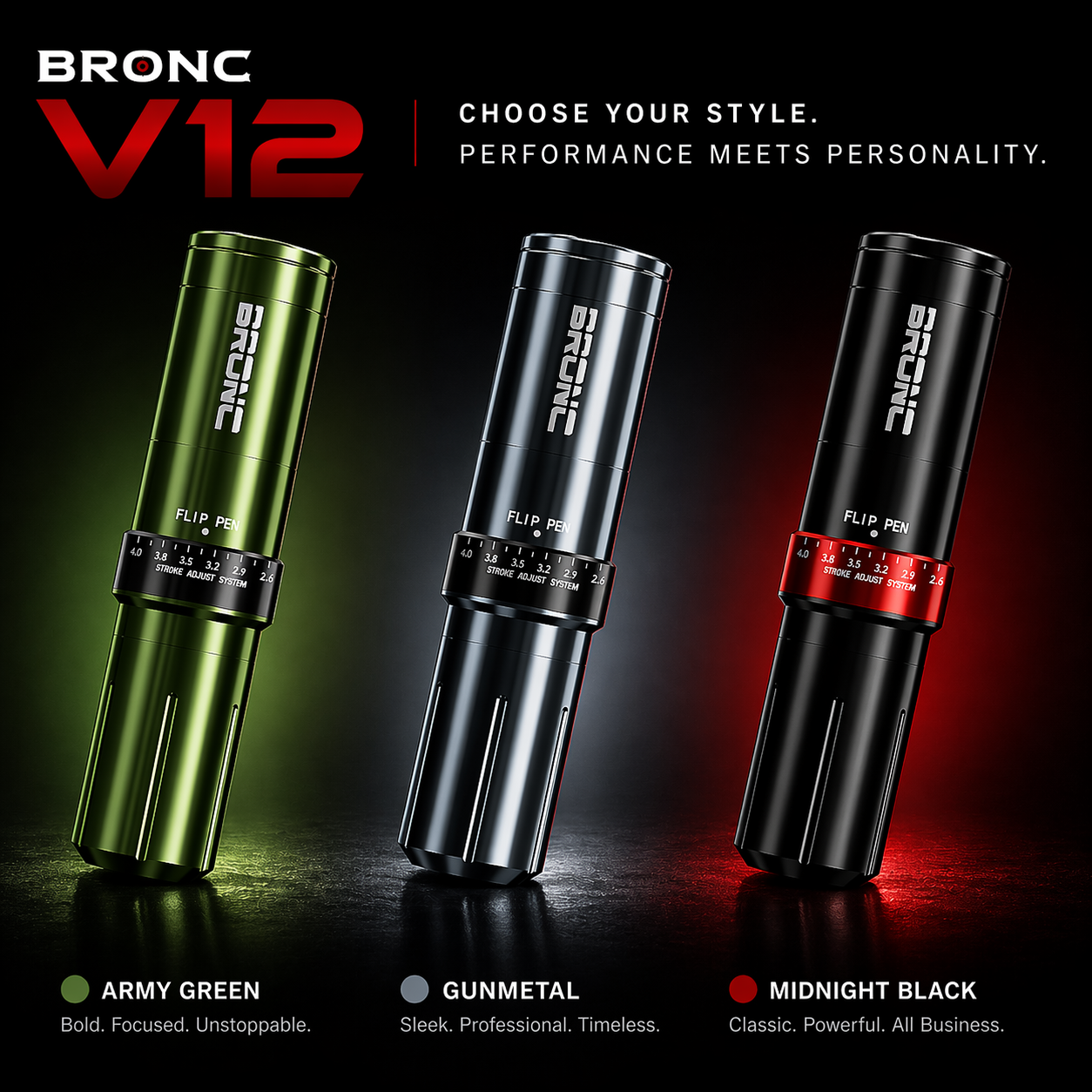 Bronc wireless tattoo machine