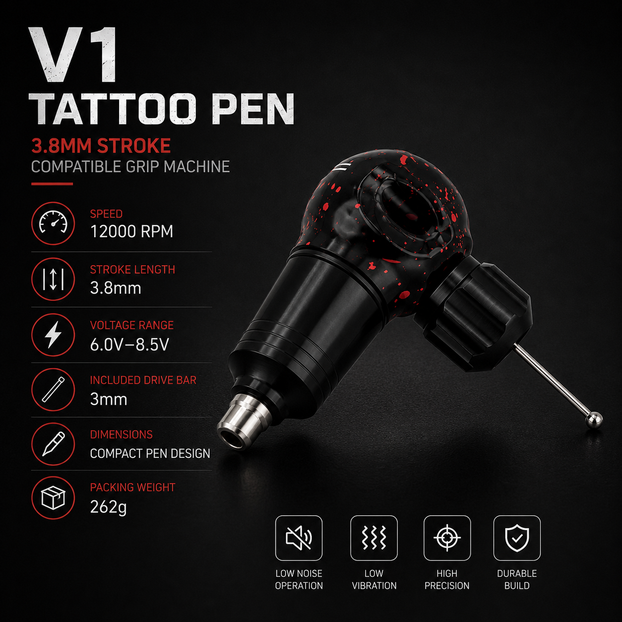 Bronc tattoo pen