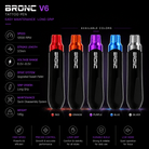 V6 Tattoo Pen Easy Maintenance Long Grip BRONC V6 Tattoo Pen Easy Maintenance Long Grip Japan Motor Machine
