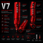 BRONC V7 Wireless Tattoo Pen Lightweight 4.0mm Stroke Machine BRONC V7 Wireless Tattoo Pen Lightweight 4.0mm Stroke Machine