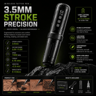 BRONC Wireless Tattoo Pen 3.5mm Stroke Balanced Machine BRONC Wireless Tattoo Pen 3.5mm Stroke Balanced Performance Machine