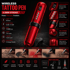 BRONC Wireless Tattoo Pen 4.0mm Stroke Strong Power Machine BRONC Wireless Tattoo Pen 4.0mm Stroke Strong Power Professional Machine