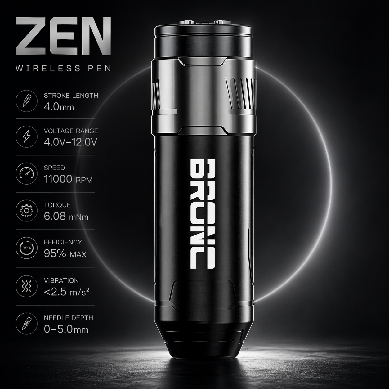 Bronc wireless tattoo pen