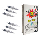 BIG WASP Cartridges Needle Matte Transparent-Round Liner - Matte transparent round liner cartridge needles by BIG WASP.