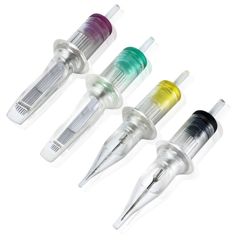 BIGWASP Cartridges Needle Matte Transparent-Round Shader - BRONC TATTOO SUPPLY